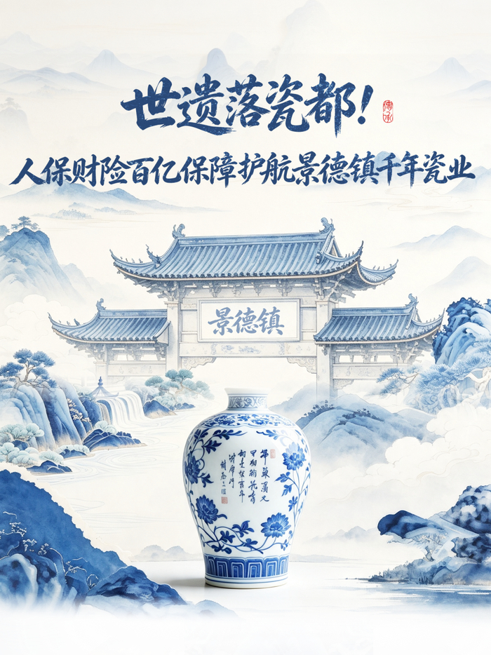 世遗落瓷都！人保财险百亿保障护航景德镇千年瓷业